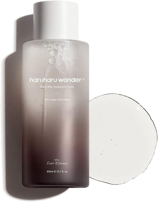Wonder, Black Rice Hyaluronic Toner, 10.1 Fl Oz, Deep Hydration, Glass Skin, Korean Skincare, Vegan, Cruelty-Free